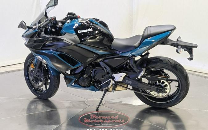 2021 Kawasaki Ninja 650 ABS Metallic Spark Black/Pearl Nightsha