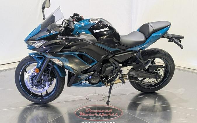 2021 Kawasaki Ninja 650 ABS Metallic Spark Black/Pearl Nightsha