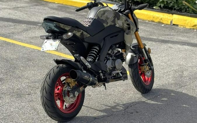 2025 Kawasaki Z125 PRO Cypher Camo Beige