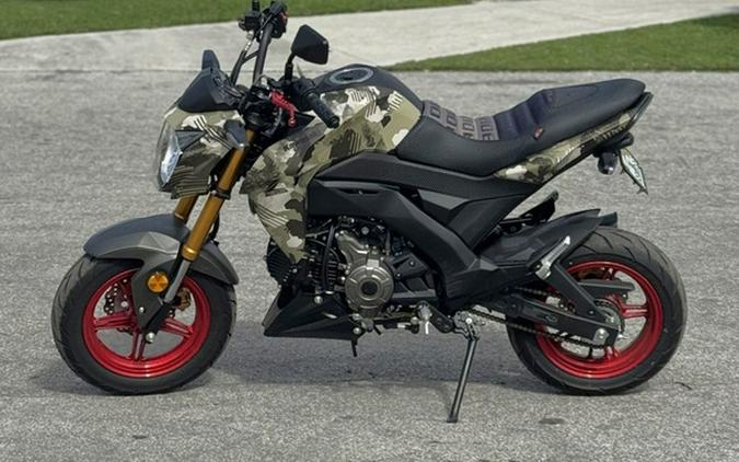 2025 Kawasaki Z125 PRO Cypher Camo Beige