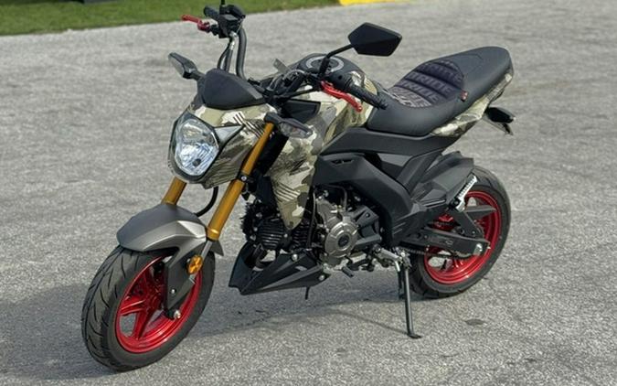 2025 Kawasaki Z125 PRO Cypher Camo Beige