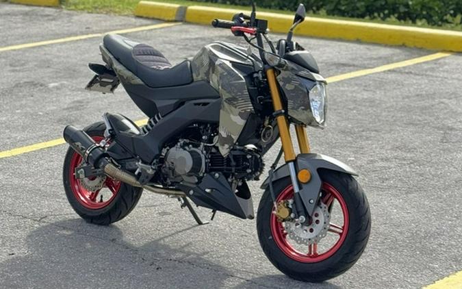 2025 Kawasaki Z125 PRO Cypher Camo Beige
