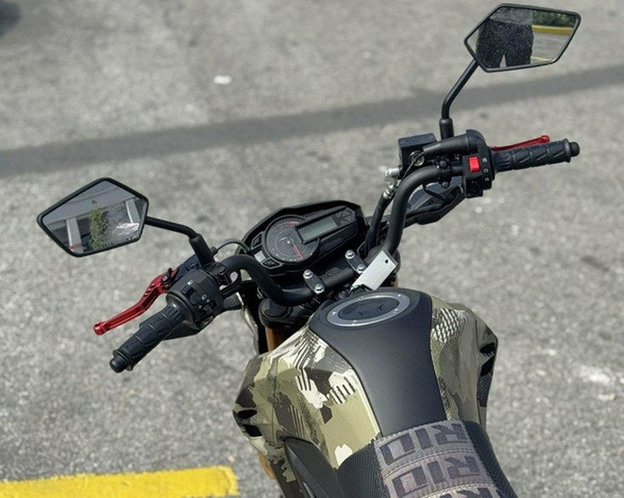 2025 Kawasaki Z125 PRO Cypher Camo Beige