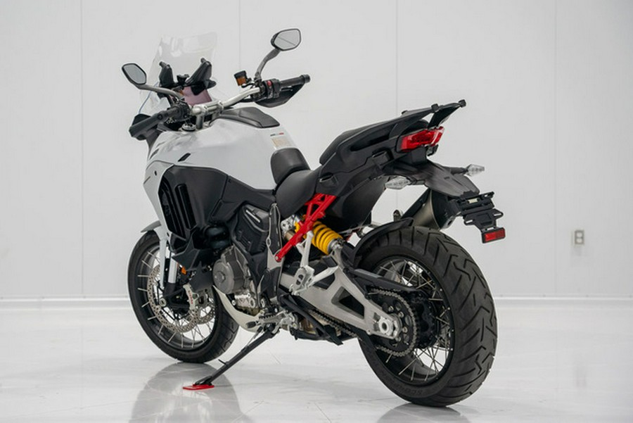 2023 Ducati Multistrada V4S Iceberg White - Spoked Wheels