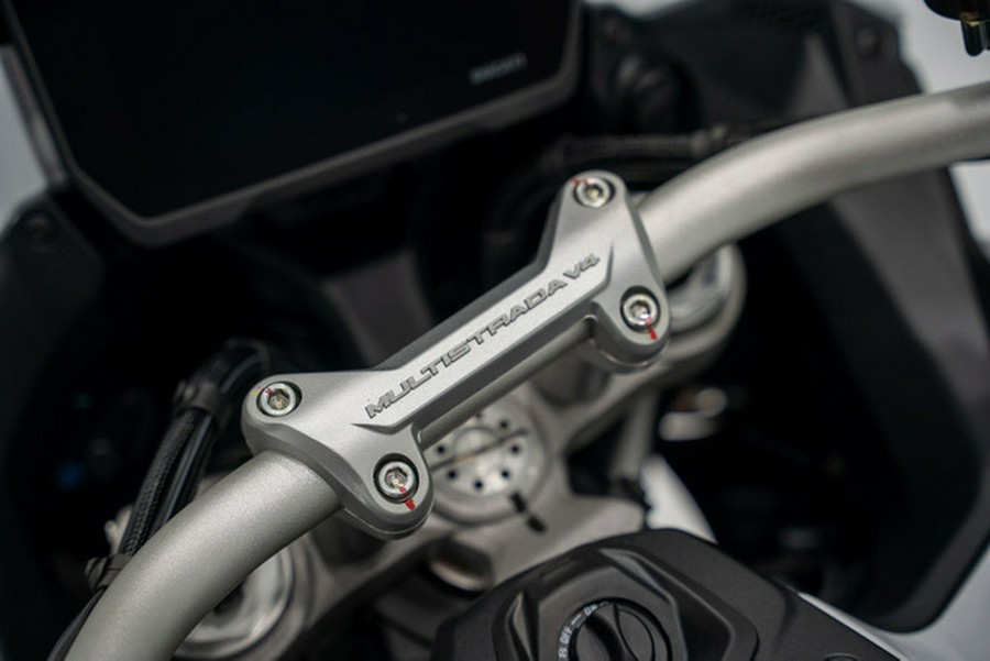 2023 Ducati Multistrada V4S Iceberg White - Spoked Wheels