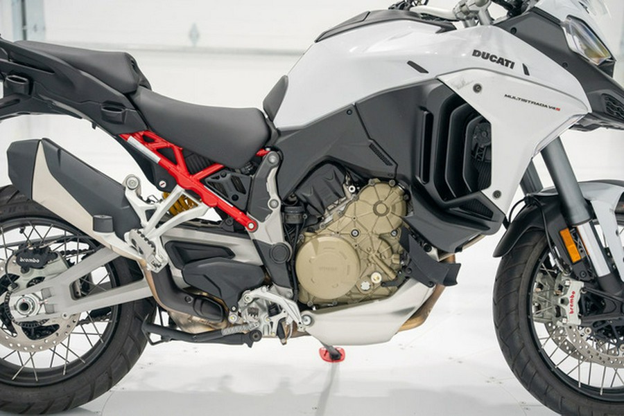 2023 Ducati Multistrada V4S Iceberg White - Spoked Wheels