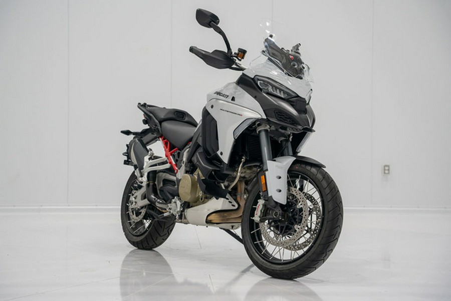 2023 Ducati Multistrada V4S Iceberg White - Spoked Wheels