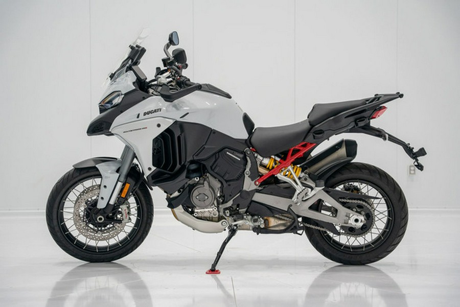 2023 Ducati Multistrada V4S Iceberg White - Spoked Wheels