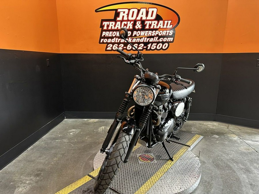 2023 Triumph Scrambler 900 Jet Black
