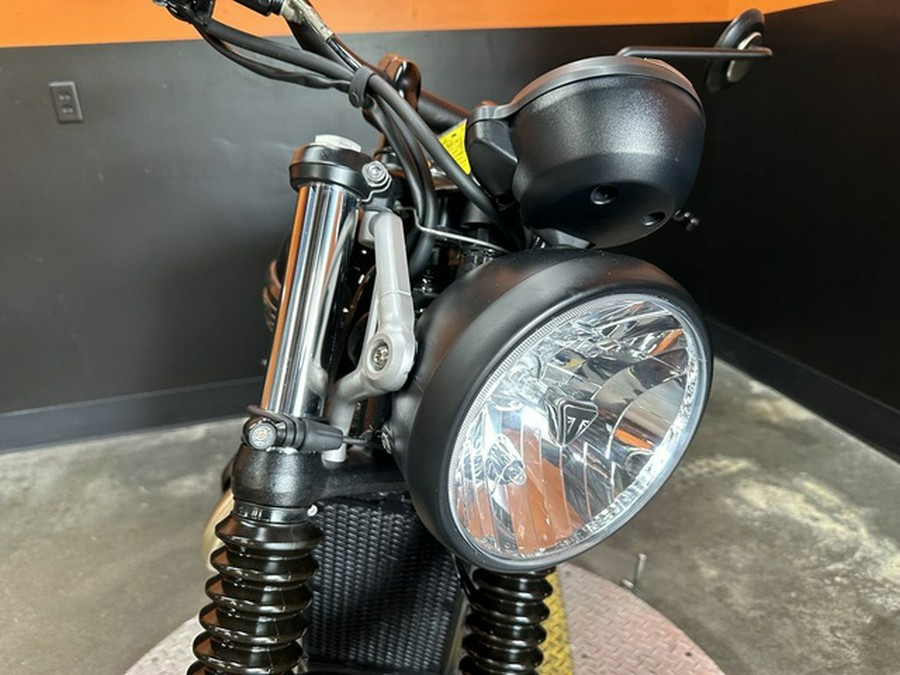 2023 Triumph Scrambler 900 Jet Black