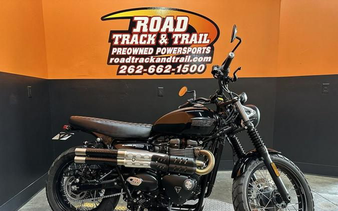2023 Triumph Scrambler 900 Jet Black