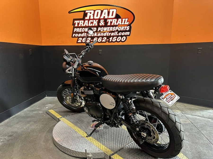 2023 Triumph Scrambler 900 Jet Black