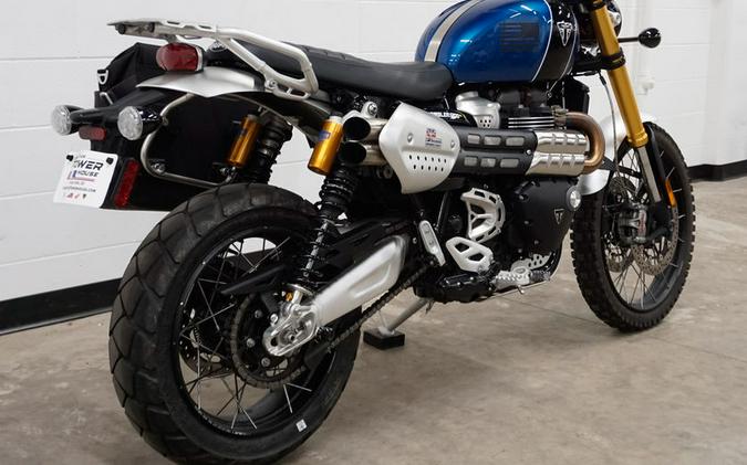 2022 Triumph Scrambler 1200 XE Cobalt Blue Jet Black