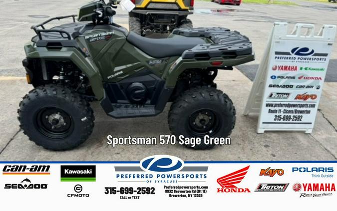 2026 Sportsman 570 Sage Green - Polaris