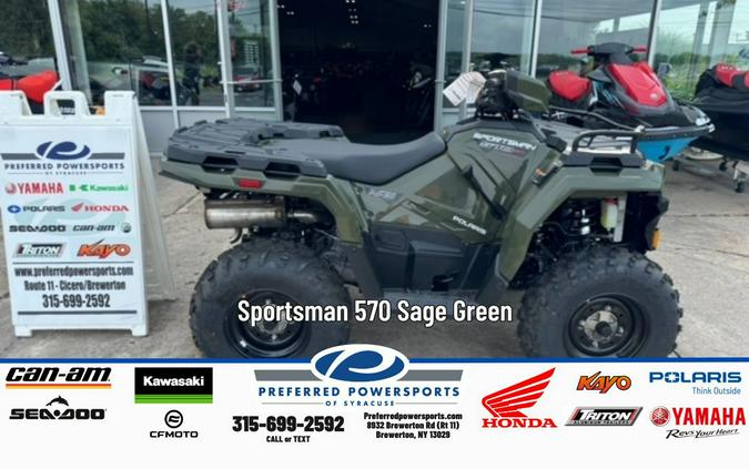 2026 Sportsman 570 Sage Green - Polaris