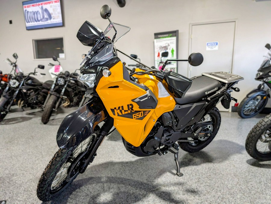 2026 Kawasaki KLR 650 S CA Pearl Solar Yellow - A39711