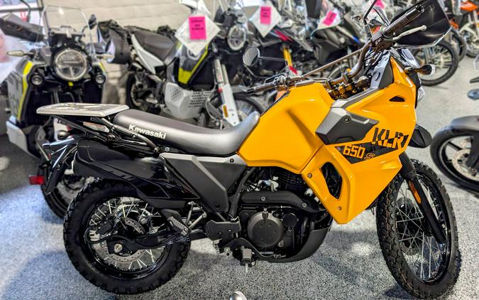 2026 Kawasaki KLR 650 S CA Pearl Solar Yellow - A39711