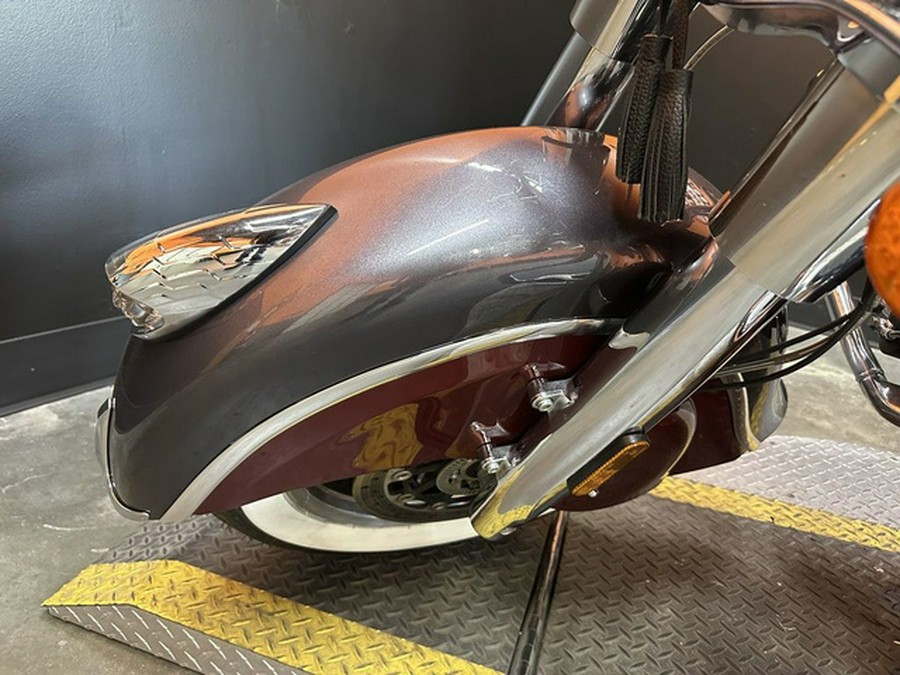 2017 Indian Springfield Steel Gray Over Burgundy Metallic