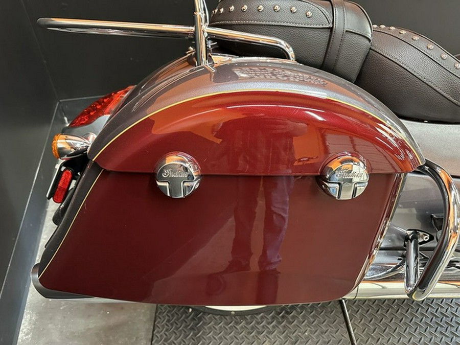 2017 Indian Springfield Steel Gray Over Burgundy Metallic