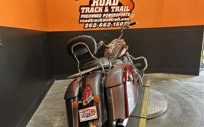 2017 Indian Springfield Steel Gray Over Burgundy Metallic