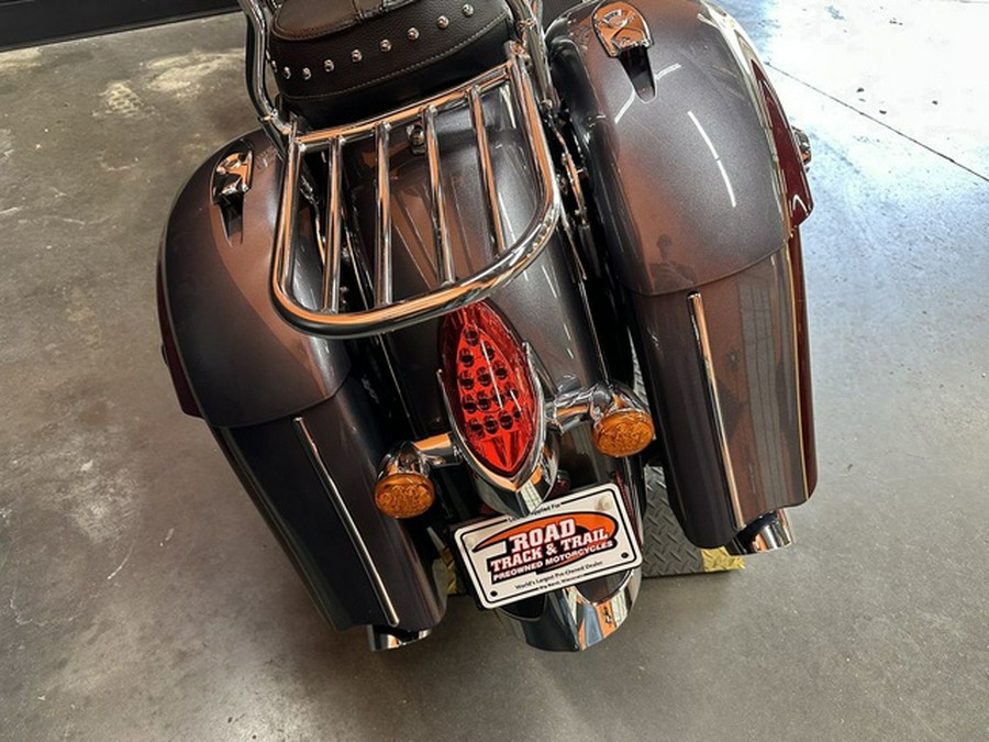 2017 Indian Springfield Steel Gray Over Burgundy Metallic