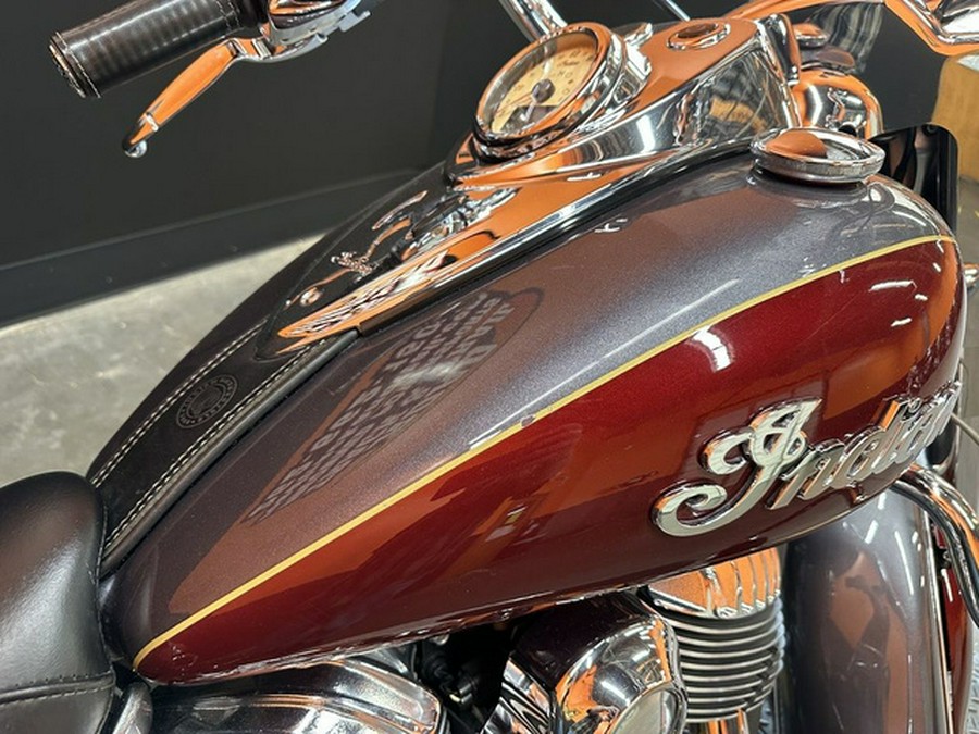 2017 Indian Springfield Steel Gray Over Burgundy Metallic