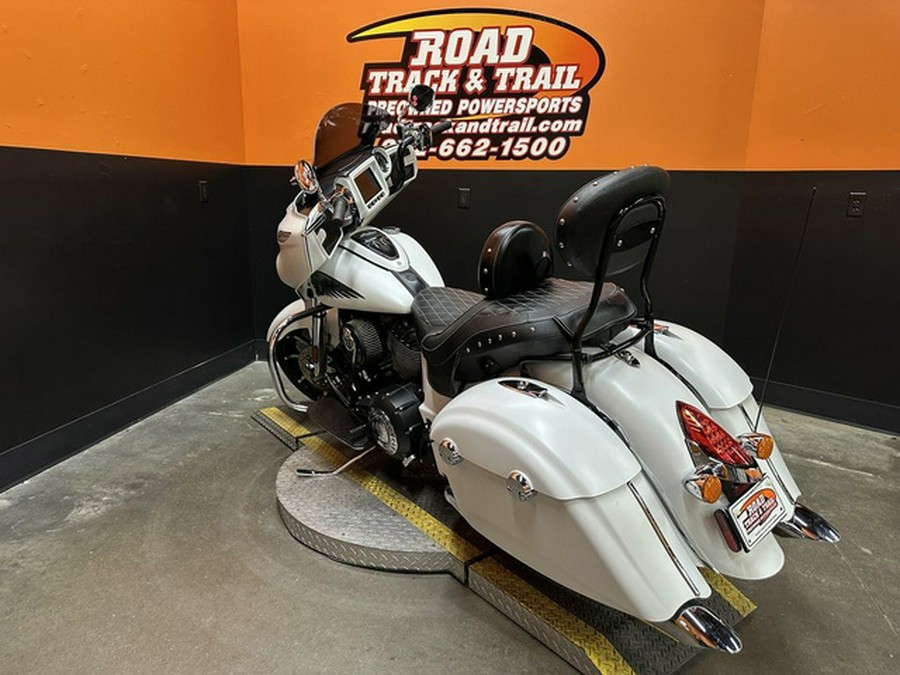 2018 Indian Chieftain Limited ABS White Smoke
