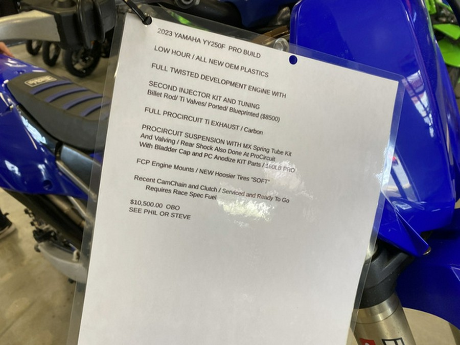 2023 Yamaha YZ 250F