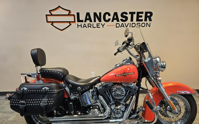 2012 Harley-Davidson® Heritage Softail Classic 103 Tequila Sunrise with Pale Gold Leaf FLSTC