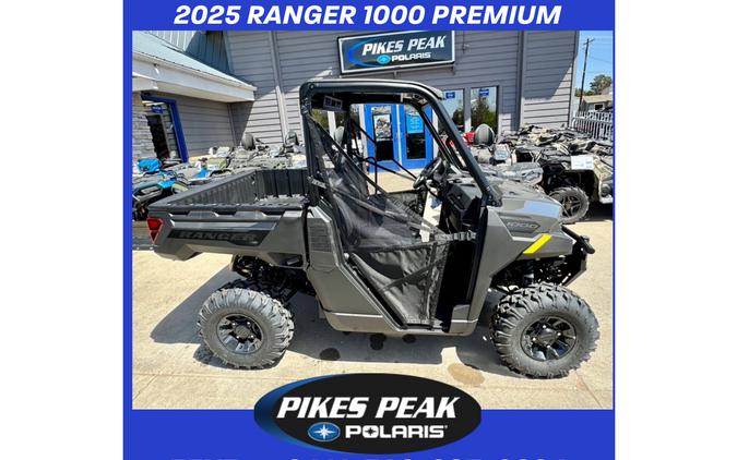 2025 Polaris Industries RANGER 1000 PREMIUM GRANITE GRAY