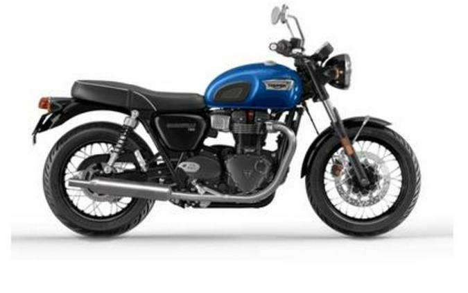 2023 Triumph Bonneville T100 Chrome Edition Cobalt Blue