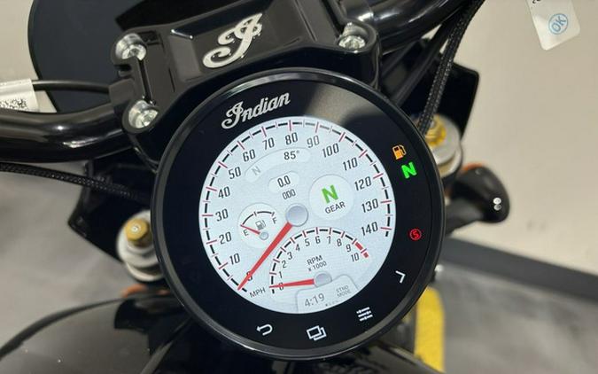 2026 Indian 101 Scout Black Crystal With Super Graphite