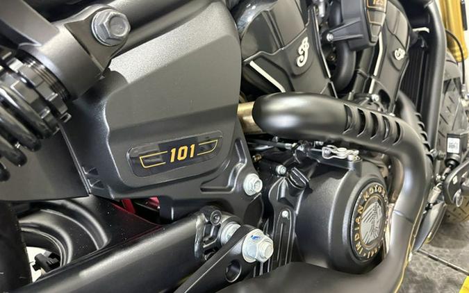 2026 Indian 101 Scout Black Crystal With Super Graphite