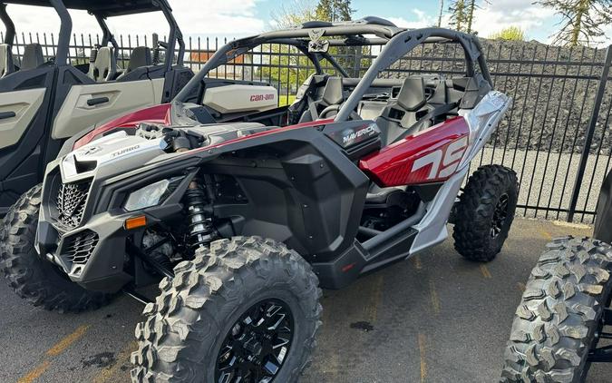 2024 Can-Am® Maverick X3 DS Turbo Fiery Red & Hyper Silver