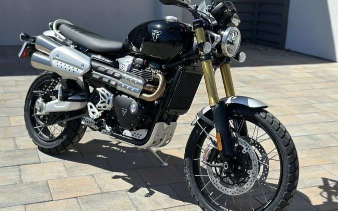 2024 Triumph Scrambler 1200 XE Sapphire Black