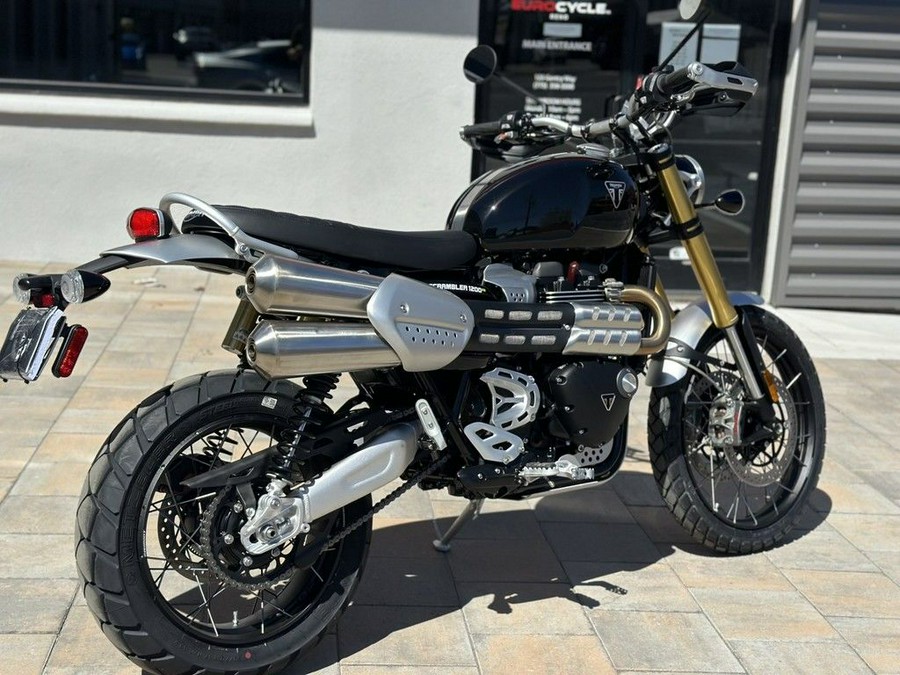 2024 Triumph Scrambler 1200 XE Sapphire Black