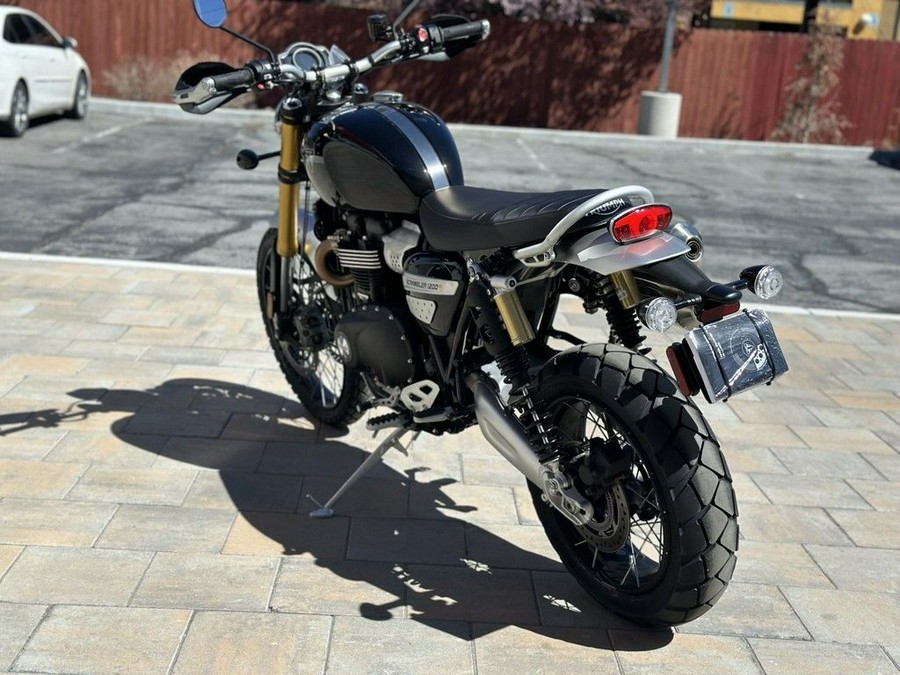 2024 Triumph Scrambler 1200 XE Sapphire Black