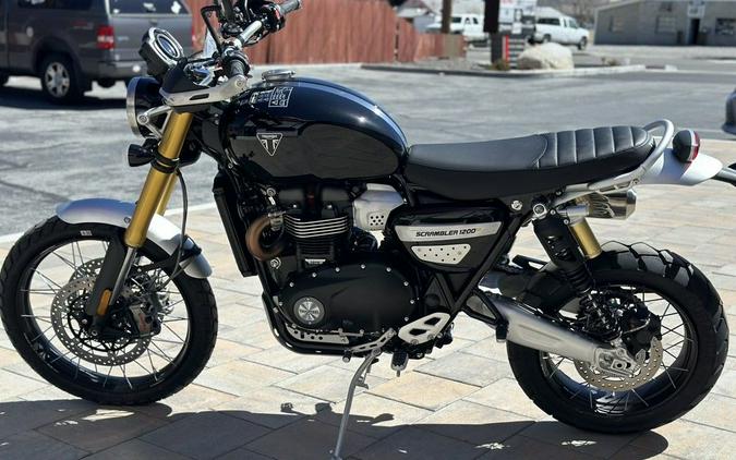 2024 Triumph Scrambler 1200 XE Sapphire Black