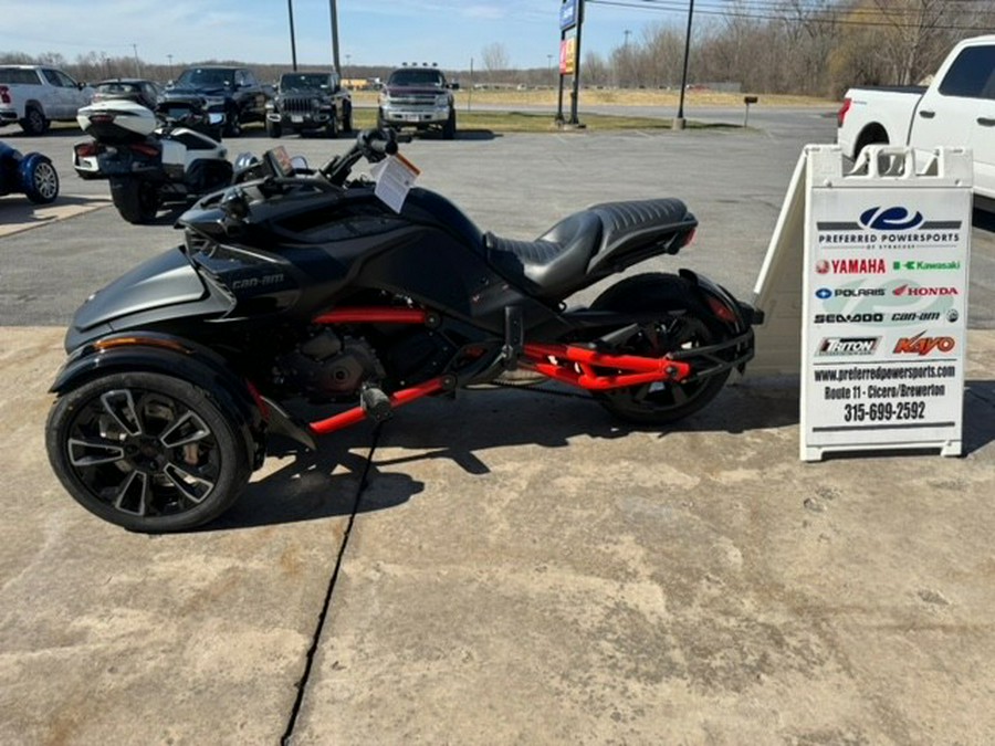 2024 Can-Am Spyder F3 S Monolith Black