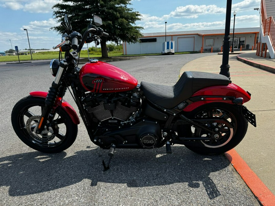 2022 Harley-Davidson Street Bob 114 Redline Red