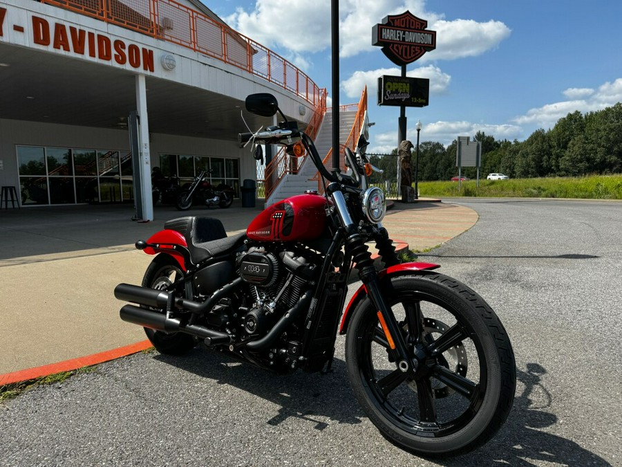 2022 Harley-Davidson Street Bob 114 Redline Red