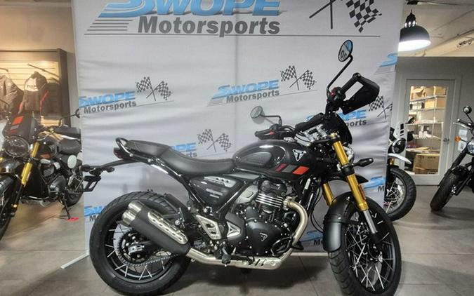 2026 Triumph Scrambler 400 XC Storm Grey XC