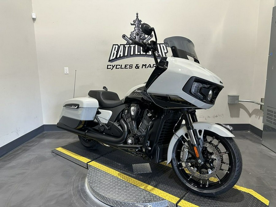 2026 Indian Challenger Dark Horse 112 Chalk with Black Metallic