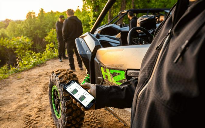 2027 Kawasaki TERYX H2 LIMITED eS Metallic Matte Graphenesteel Gray/Lime Green