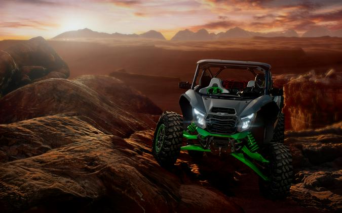 2027 Kawasaki TERYX H2 LIMITED eS Metallic Matte Graphenesteel Gray/Lime Green