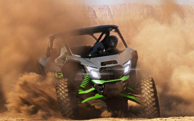 2027 Kawasaki TERYX H2 LIMITED eS Metallic Matte Graphenesteel Gray/Lime Green