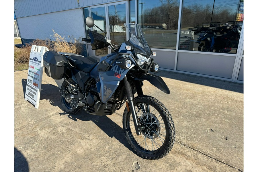 2024 Kawasaki KLR 650 Adventure ABS Metallic Matte Twilight Blue