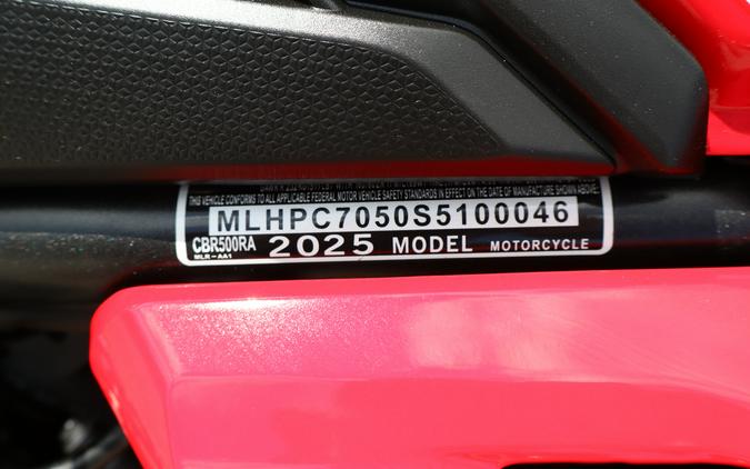 2025 Honda CBR500R