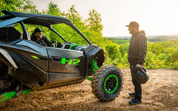 2027 Kawasaki TERYX H2 LIMITED eS Ice Gray/Flat Ebony