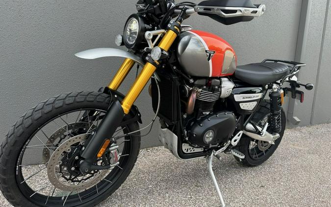 2022 Triumph Scrambler 1200 XE Gold Line Baja Orange / Silver Ice